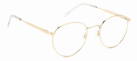 Thumbnail for Premium Men Pierre Cardin Eyeglasses: P.C. 6890-Gold - SpecSMART Eye Clinic (Diagonal View)