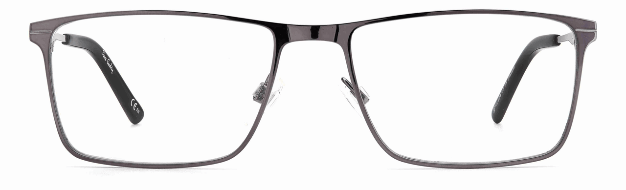 Premium Men Pierre Cardin Eyeglasses: P.C. 6879-Dark Ruthenium - SpecSMART Eye Clinic (Front View)