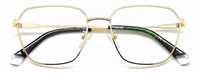 Thumbnail for Premium Men Polaroid Eyeglasses: PLD D491/G-Gold(2) - SpecSMART Eye Clinic (Front View)