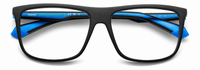 Thumbnail for Premium Men Polaroid Eyeglasses: PLD D516-Matte Black Blue - SpecSMART Eye Clinic (Fron(2t View)