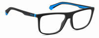 Thumbnail for Premium Men Polaroid Eyeglasses: PLD D516-Matte Black Blue - SpecSMART Eye Clinic (Diagonal View)