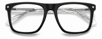 Thumbnail for Premium Men Polaroid Eyeglasses: PLD D506-Black Beige(2) - SpecSMART Eye Clinic (Front View)