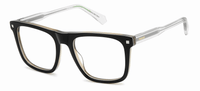 Thumbnail for Premium Men Polaroid Eyeglasses: PLD D506-Black Beige - SpecSMART Eye Clinic (Diagonal View)