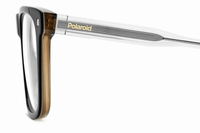 Thumbnail for Premium Men Polaroid Eyeglasses: PLD D506-Black Beige - SpecSMART Eye Clinic (Side View)