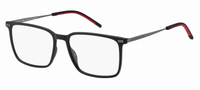Thumbnail for Designer Men Tommy Hilfiger Eyeglasses: TH 2019-Matte Black(2)-SpecSMART Eye Clinic (Diagonal View)