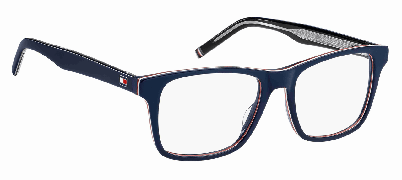 Premium Men Tommy Hilfiger Eyeglasses: TH 1990 - Blue(2) - SpecSMART Eye Clinic (Diagonal View)