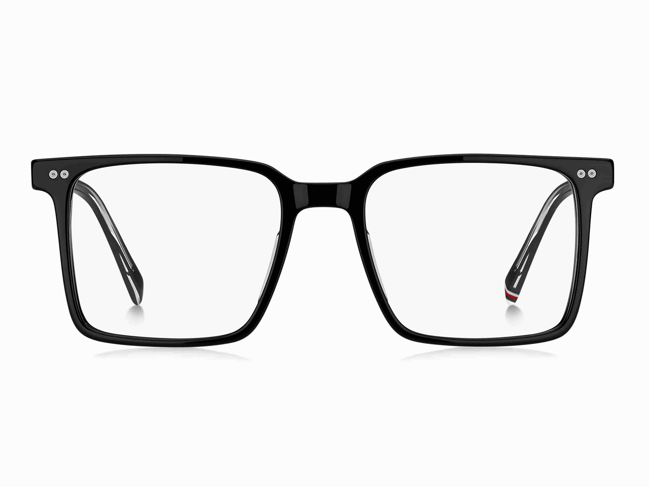 Premium Men Tommy Hilfiger Eyeglasses: TH 2072-Black - SpecSMART Eye Clinic (Front View)