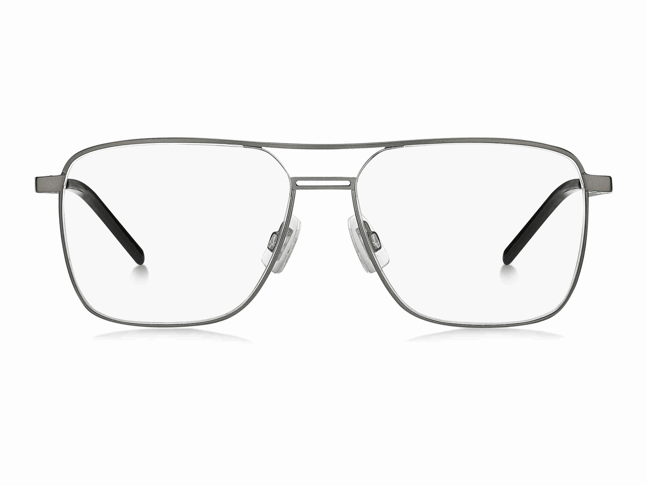 Premium Men Hugo Eyeglasses: HG 1145 - Matte Ruthenium Black - SpecSMART Eye Clinic (Front View)