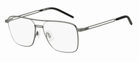 Thumbnail for Premium Men Hugo Eyeglasses: HG 1145 - Matte Ruthenium Black (2)- SpecSMART Eye Clinic (Diagonal View)