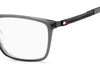 Thumbnail for Men Premium Tommy Hilfiger Eyeglasses: TH 2081 - Grey - SpecSMART Eye Clinic (Zoom View)