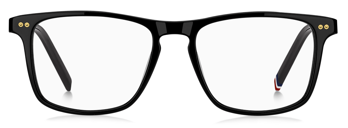 Men Premium Tommy Hilfiger Eyeglasses: TH 2189 - Black - SpecSMART Eye Clinic (Front View)