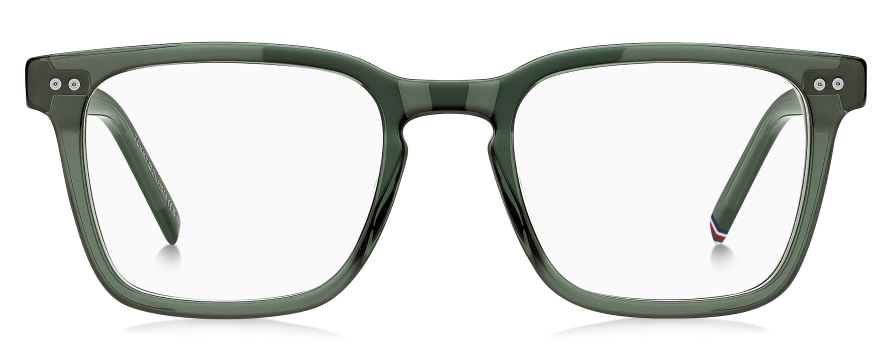 Men Premium Tommy Hilfiger Eyeglasses: TH 2034 - Green - SpecSMART Eye Clinic (Front View)