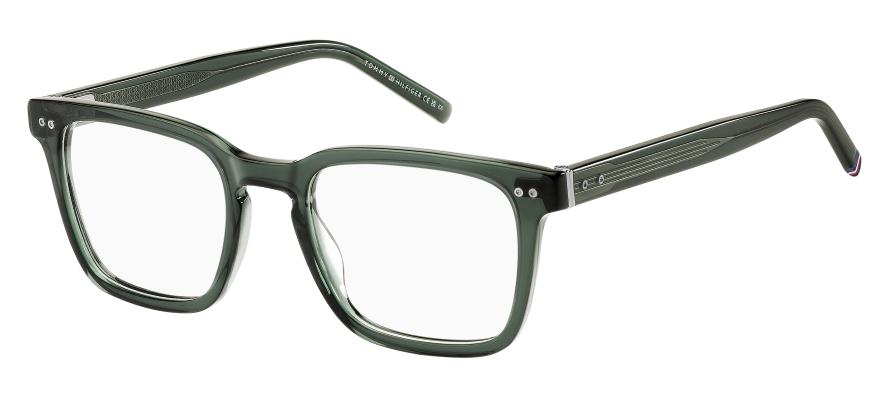 Men Premium Tommy Hilfiger Eyeglasses: TH 2034 - Green - SpecSMART Eye Clinic (Diagonal View)