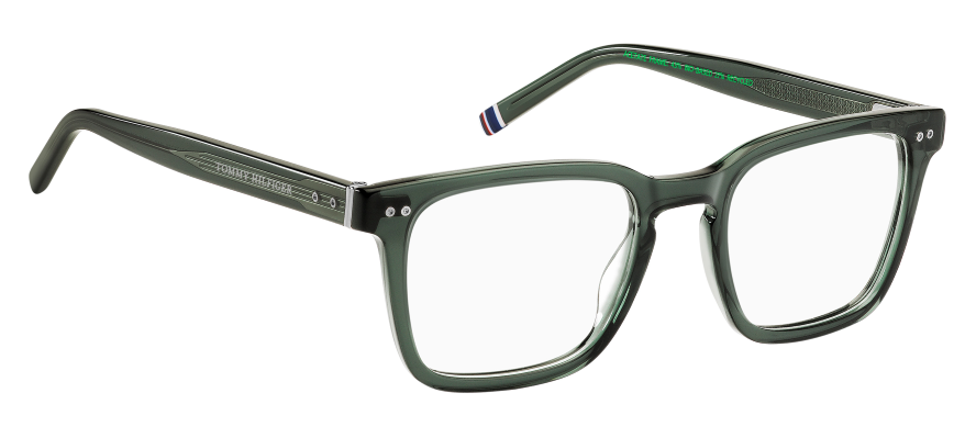Men Premium Tommy Hilfiger Eyeglasses: TH 2034 - Green(2) - SpecSMART Eye Clinic (Diagonal View)