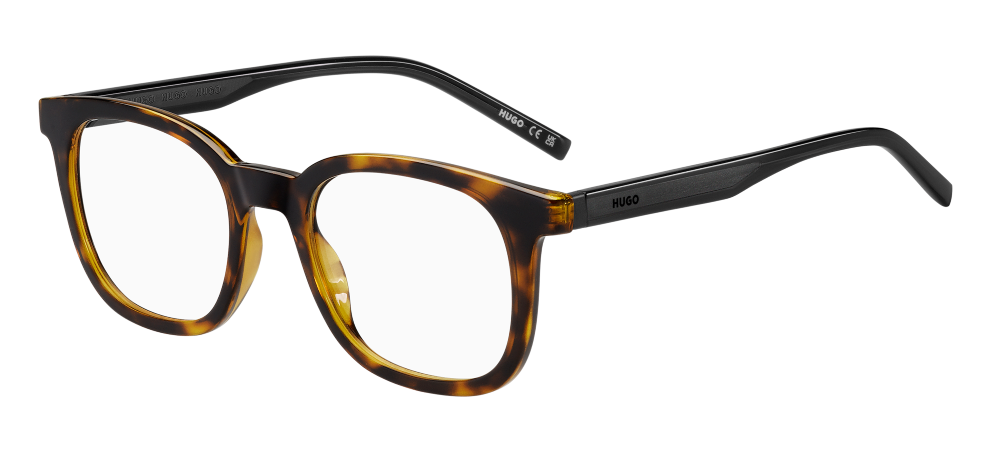 Men Premium Hugo Eyeglasses: HG 1315 - Havana - SpecSMART Eye Clinic (Diagonal View)