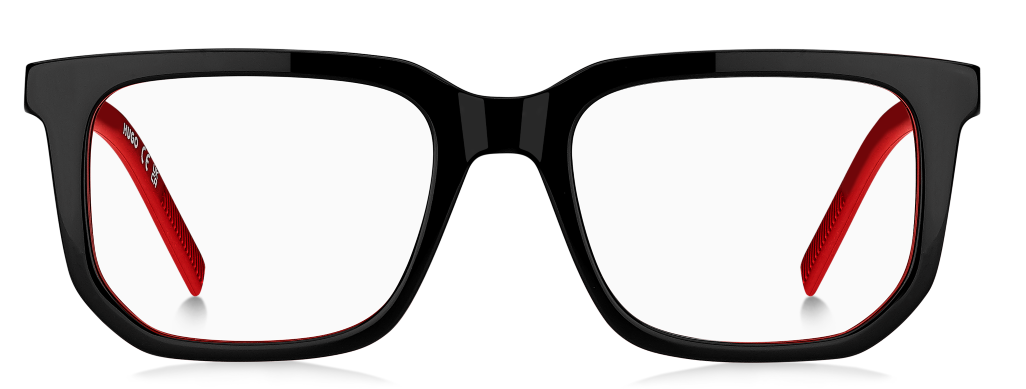Men Premium Hugo Eyeglasses: HG 1340/G - Red Black - SpecSMART Eye Clinic (Front View)