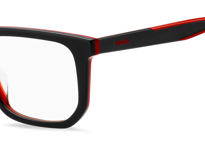 Men Premium Hugo Eyeglasses: HG 1340/G - Red Black - SpecSMART Eye Clinic (Zoom View)