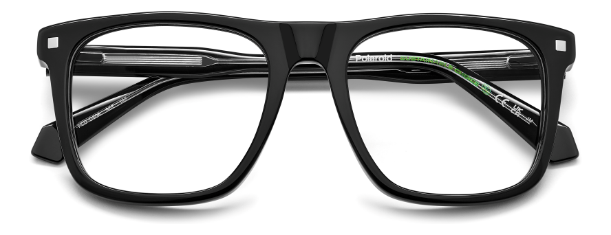 Men Premium Polaroid Eyeglasses: PLD D506 - Black(2) - SpecSMART Eye Clinic (Front View)