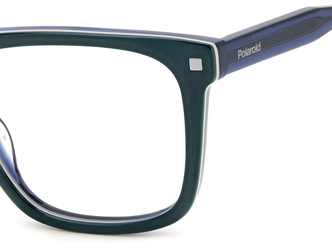 Men Premium Polaroid Eyeglasses: PLD D506 - Blue - SpecSMART Eye Clinic (Zoom View)