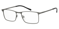 Thumbnail for Men Premium 7th Street Eyeglasses: 7A 124 - Matte Dark Ruthenium - SpecSMART Eye Clinic (Diagonal View)