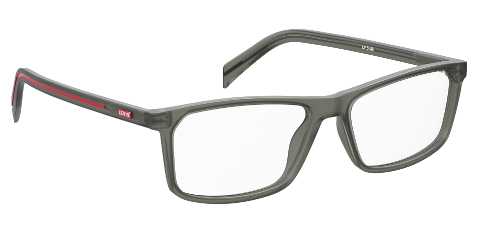 Men Premium Levi's Eyeglasses: LV 5046 - Matte Grey(2) - SpecSMART Eye Clinic (Diagonal View)