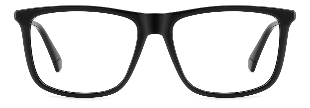 Men Premium Polaroid Eyeglasses: PLD 497 - Black - SpecSMART Eye Clinic (Front View)