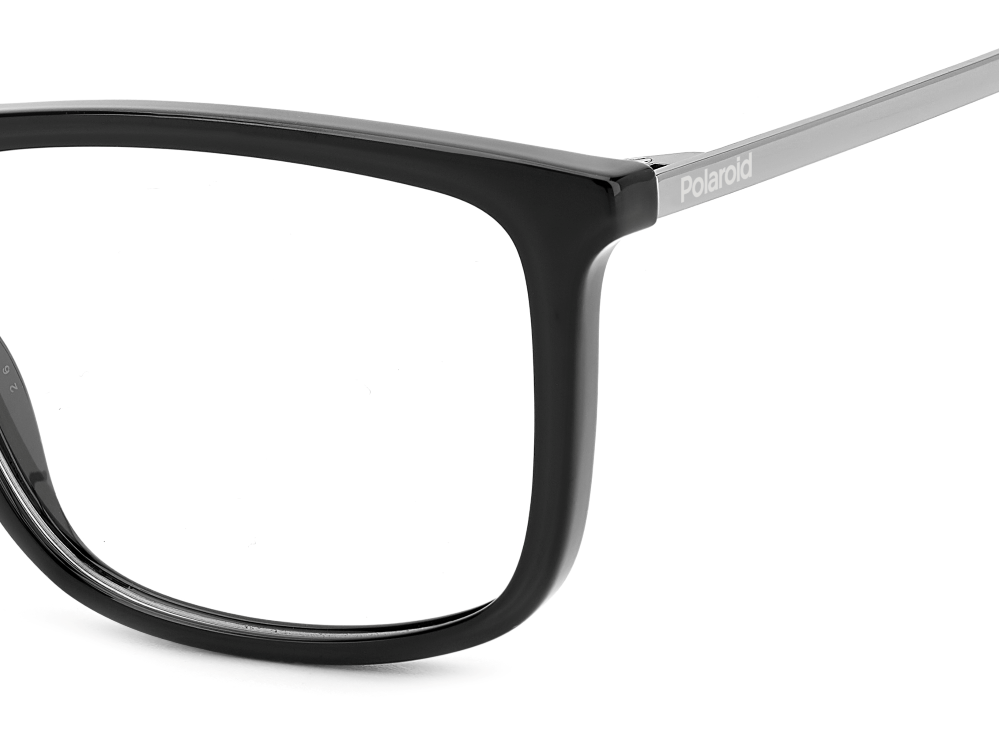 Men Premium Polaroid Eyeglasses: PLD 497 - Black - SpecSMART Eye Clinic (Zoom View)
