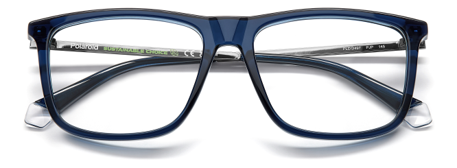 Men Premium Polaroid Eyeglasses: PLD 497 - Blue - SpecSMART Eye Clinic (Front View)