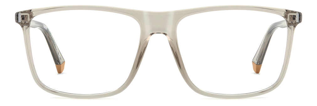 Men Premium Polaroid Eyeglasses: PLD D536 - Beige - SpecSMART Eye Clinic (Front View)