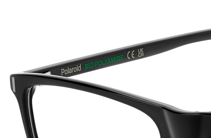 Men Premium Polaroid Eyeglasses: PLD D536 - Black(2) - SpecSMART Eye Clinic (Zoom View)