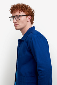Thumbnail for Men Premium Polaroid Eyeglasses: PLD D536 - Black - SpecSMART Eye Clinic (Diagonal Face View)