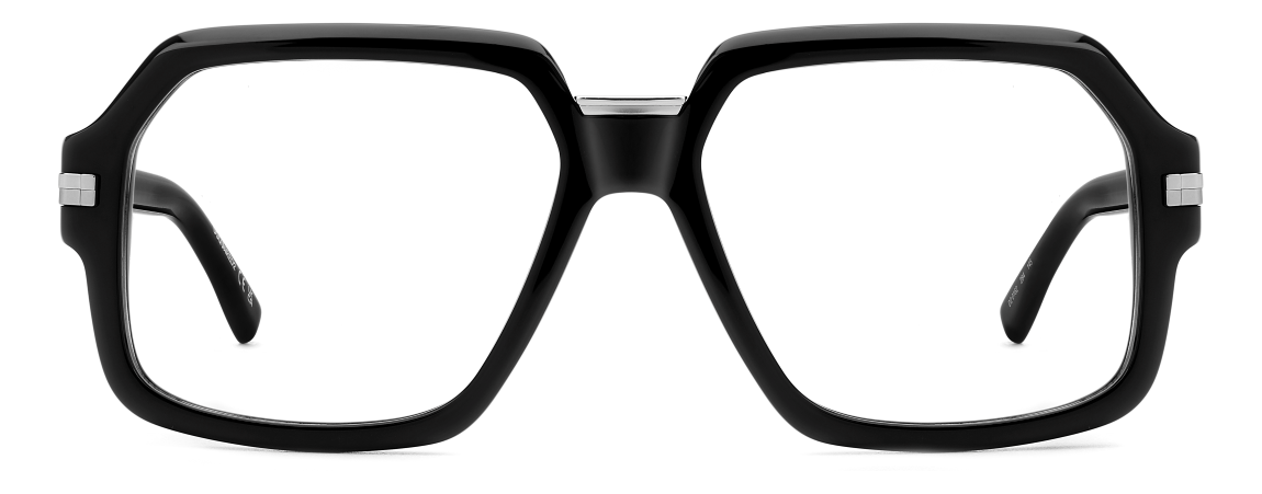 Men Premium Dsquared2 Eyeglasses: D2 0162 - Black - SpecSMART Eye Clinic (Front View)
