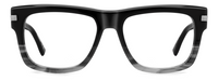 Thumbnail for Men Premium Dsquared2 Eyeglasses: D2 0163 - Black Grey - SpecSMART Eye Clinic (Front View)