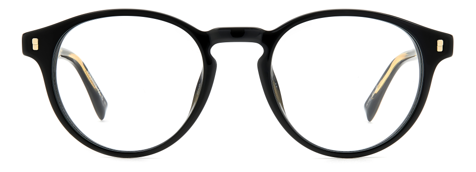 Men Premium Dsquared2 Eyeglasses: D2 0080 - Black - SpecSMART Eye Clinic (Front View)