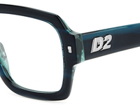 Thumbnail for Men Premium Dsquared2 Eyeglasses: D2 0148 - Teal - SpecSMART Eye Clinic (Zoom View)