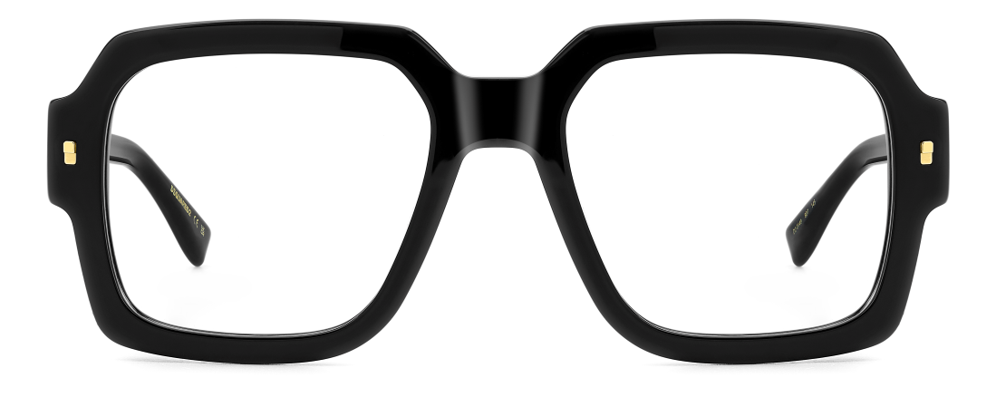 Men Premium Dsquared2 Eyeglasses: D2 0148 - Black - SpecSMART Eye Clinic (Front View)