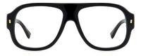 Thumbnail for Men Premium Dsquared2 Eyeglasses: D2 0125 - Black - SpecSMART Eye Clinic (Front View)