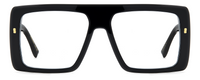 Thumbnail for Men Premium Dsquared2 Eyeglasses: D2 0166 - Black - SpecSMART Eye Clinic (Front View)