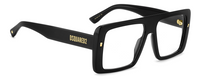 Thumbnail for Men Premium Dsquared2 Eyeglasses: D2 0166 - Black(2 - SpecSMART Eye Clinic (Diagonal View)