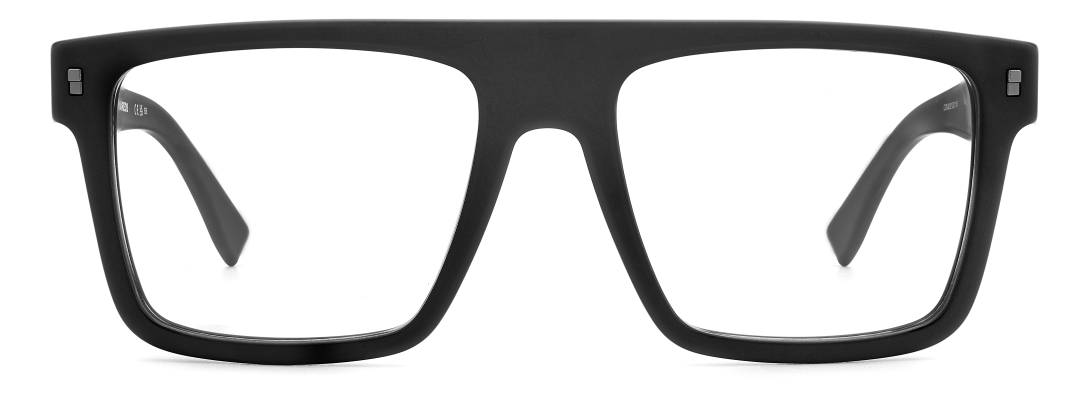 Men Premium Dsquared2 Eyeglasses: Icon 0012 - Matte Black - SpecSMART Eye Clinic (Front View)