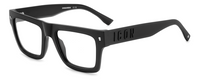Thumbnail for Men Premium Dsquared2 Eyeglasses: Icon 0023 - Matte Black - SpecSMART Eye Clinic (Diagonal View)