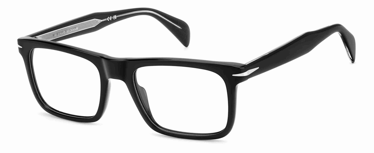 Designer Men David Beckham Eyeglasses: DB 1191-Black-SpecSMART Eye Clinic (Diagonal View)