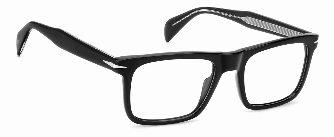 Designer Men David Beckham Eyeglasses: DB 1191-Black(2)-SpecSMART Eye Clinic (Diagonal View)
