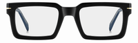 Thumbnail for Designer Men David Beckham Eyeglasses: DB 7126-Black-SpecSMART Eye Clinic (Front View)