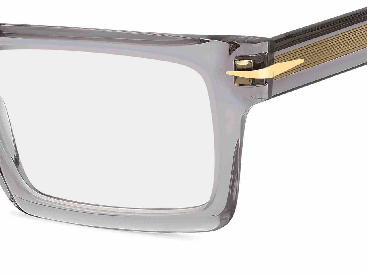 Designer Men David Beckham Eyeglasses: DB 7126-Grey-SpecSMART Eye Clinic (Zoom View)