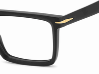Thumbnail for Designer Men David Beckham Eyeglasses: DB 7138-Matte Black-SpecSMART Eye Clinic (Zoom View)