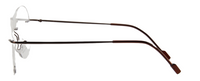 Thumbnail for Men Rimless Eyeglasses : Gravity - Brown - SpecSMART Eye Clinic (Side View)
