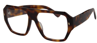 Thumbnail for Men Vista Eyeglasses: Julian - Brown Demi - SpecSMART Eye Clinic (Diagonal View)