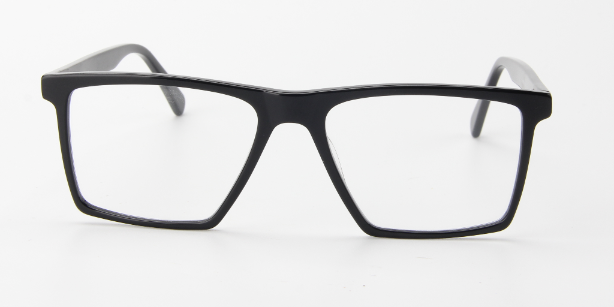 Man Cristal Luke Black SpecSMART Eye Clinic Front View