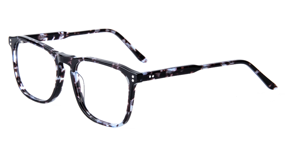 Men Cristal : Stevie -  Blue Tortoise SpaceSMART eye clinic Diagonal View